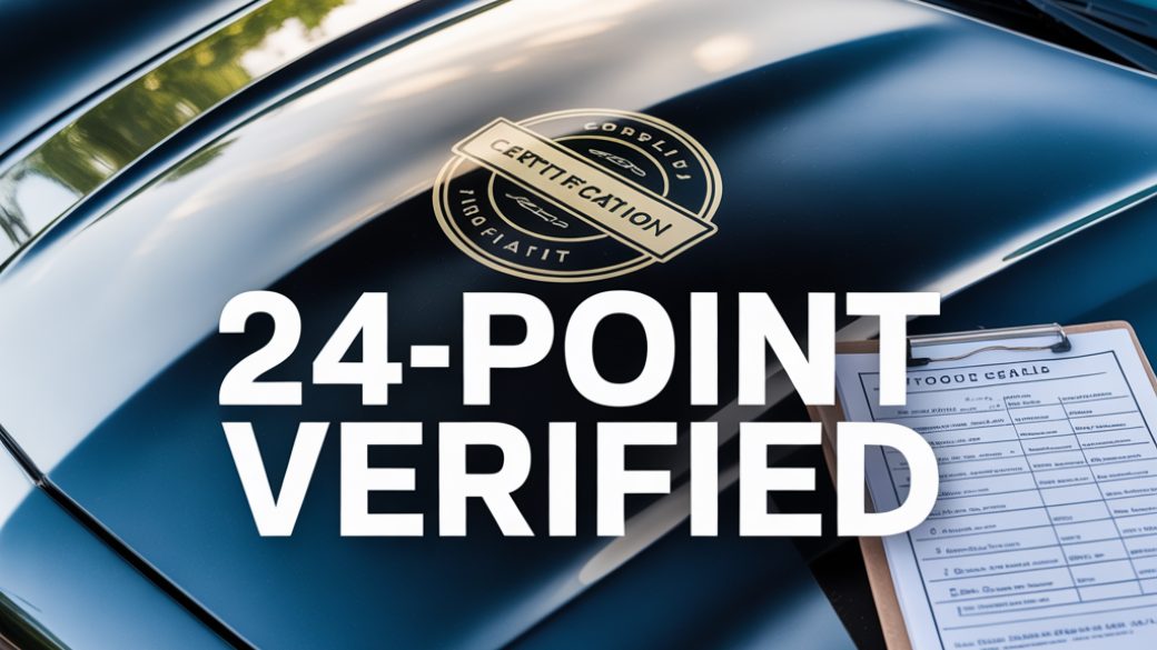 Appraiser-signed full vehicle report